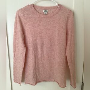 J Crew Pink Cashmere Sweater small